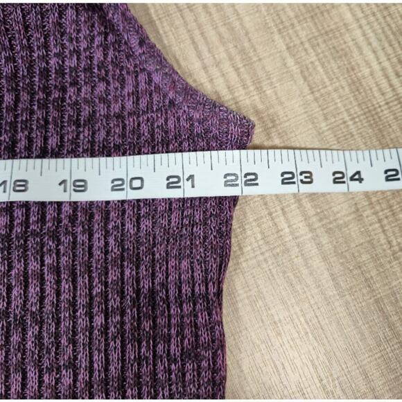 En Focus VTG Tank Cardigan Set Women Size 18 Purple 90s Y2K Preppy Career - Picture 8 of 12